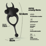 Crushious Daemon Vibrations Cockring – Bild 5
