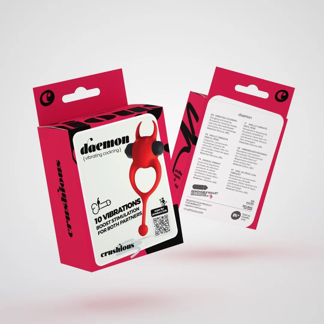Crushious Daemon Vibrations Cockring – Bild 7