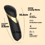 Crushious Blinders aufladbarer Vibrator schwarz – Bild 5