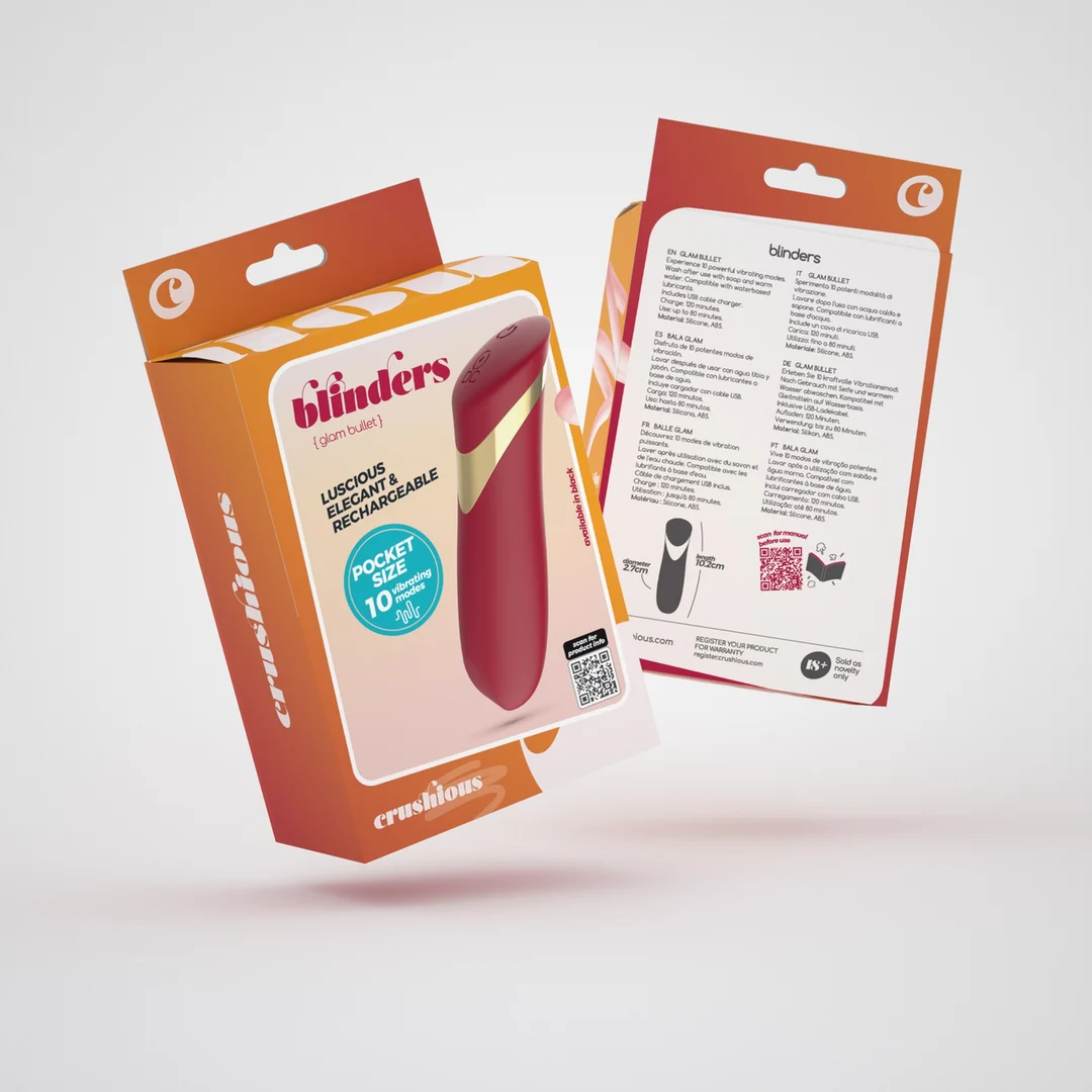 Crushious Blinders aufladbarer Vibrator schwarz – Bild 7