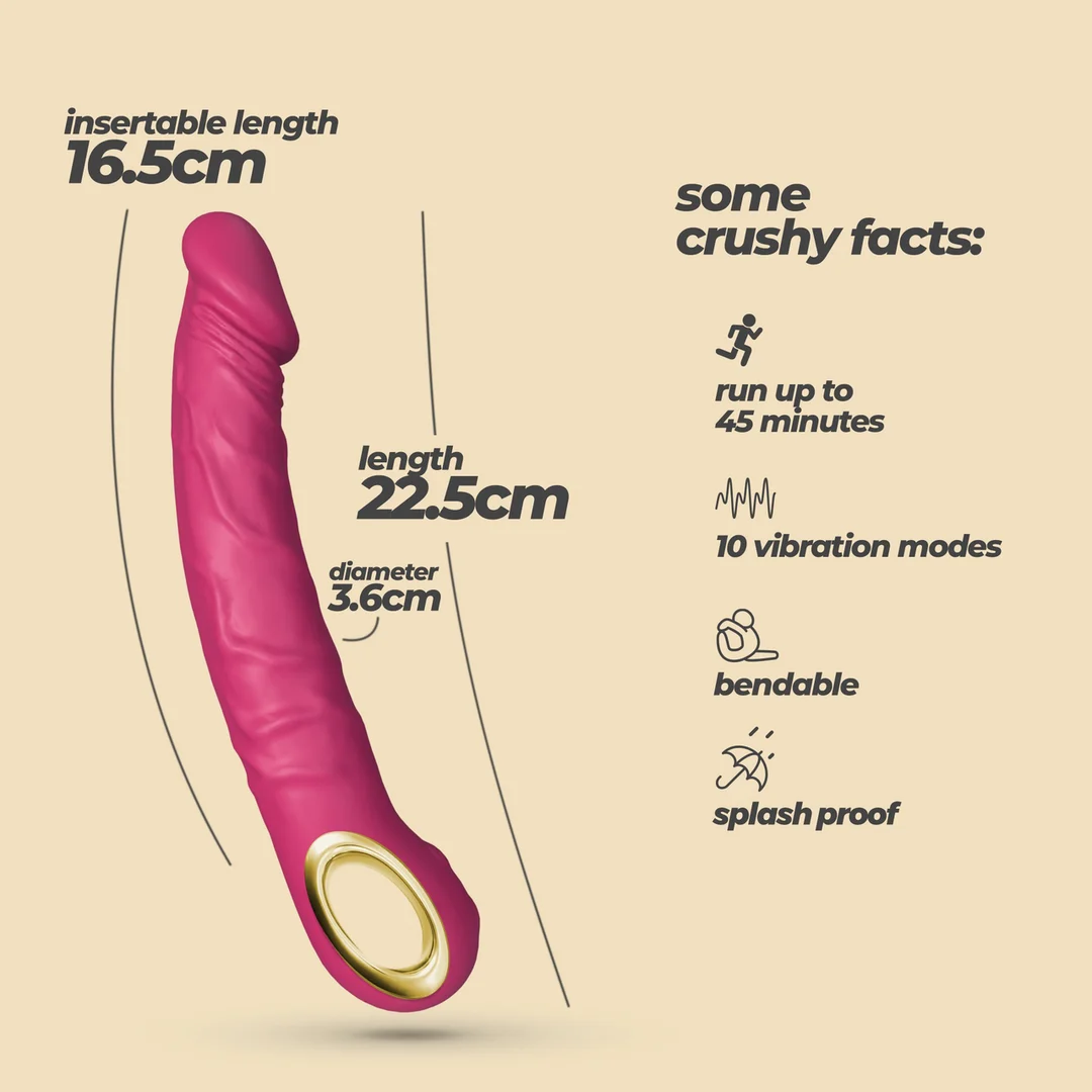 Crushious Magnus Bend flexibler Vibrator – Bild 11