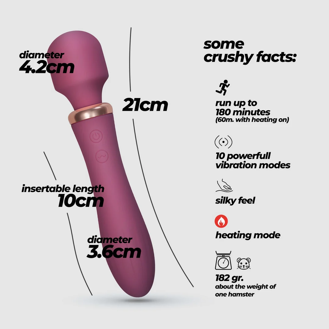 Crushious Jinx Dual Wand Massager mit Heizfunktion – Bild 11