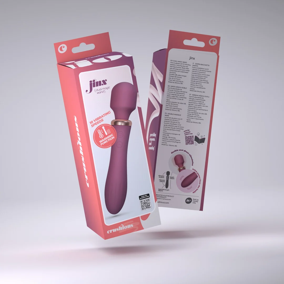 Crushious Jinx Dual Wand Massager mit Heizfunktion – Bild 7