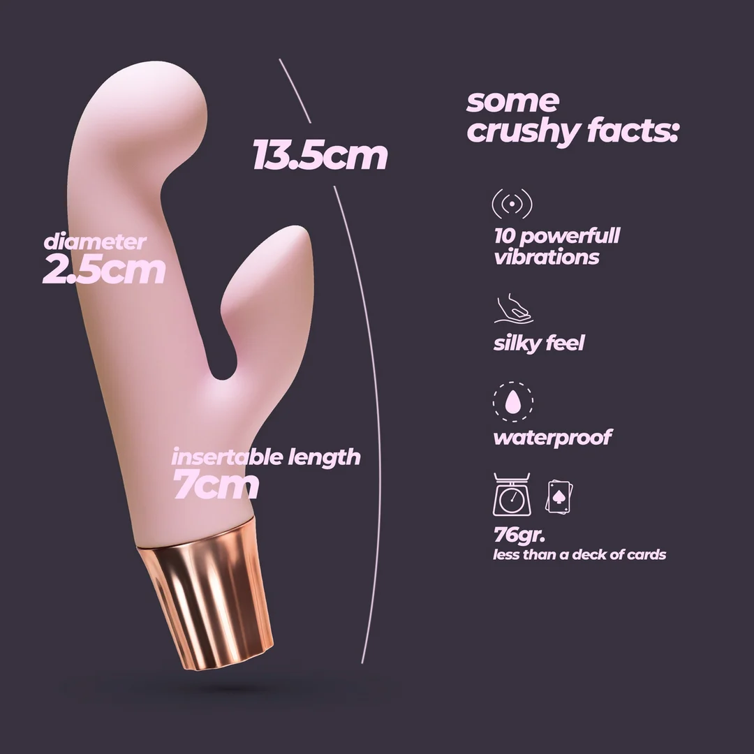 Crushious Mellow Cony Mini Rabbit Vibrator – Bild 5