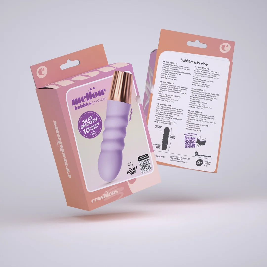 Crushious Mellow Bubbles Mini Vibrator, rosa – Bild 7
