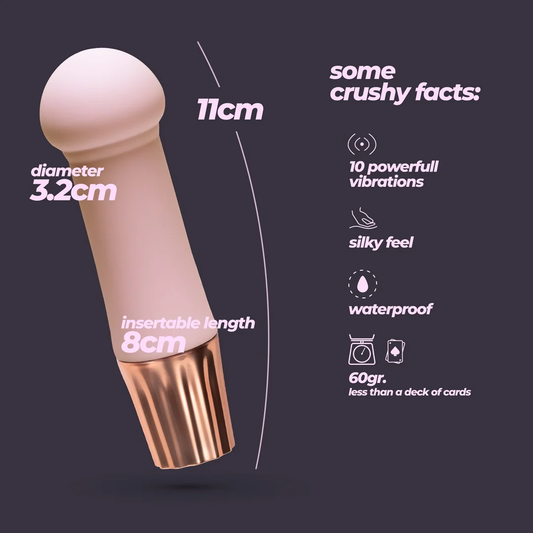 Crushious Mellow Puff Mini Wand Vibrator – Bild 3