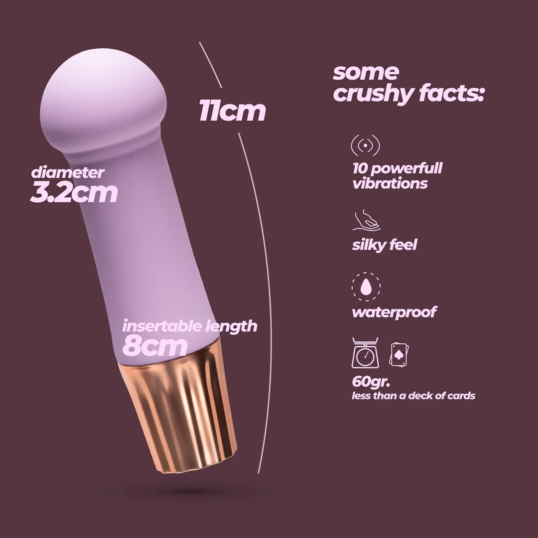 Crushious Mellow Puff Mini Wand Vibrator – Bild 10