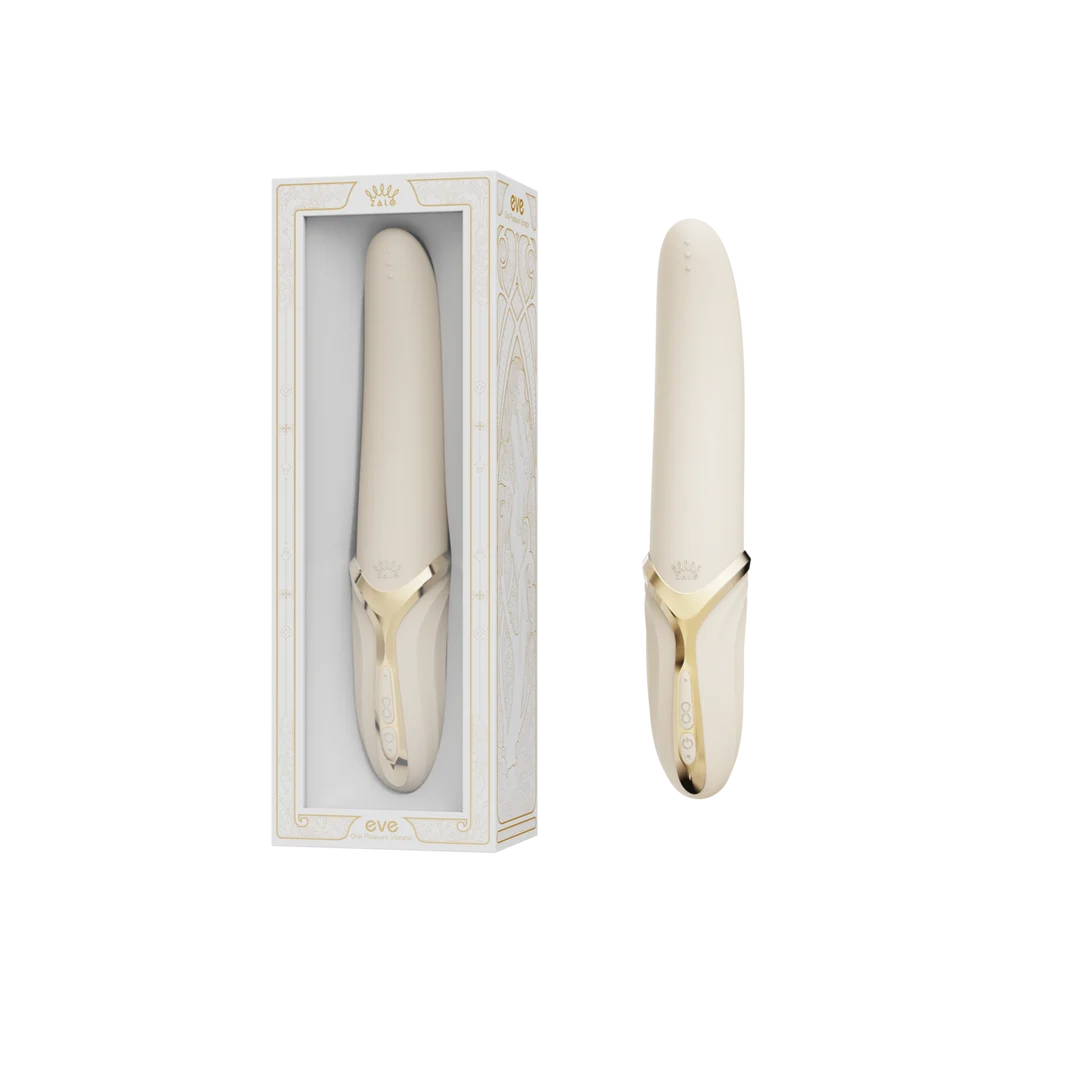 Zalo Clitoris Vibrator mit Wärmefunktion, Elfenbeinweiß – Bild 1