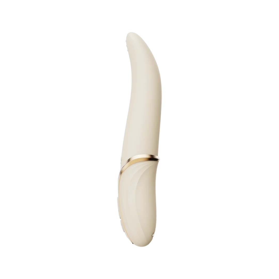 Zalo Clitoris Vibrator mit Wärmefunktion, Elfenbeinweiß – Bild 4
