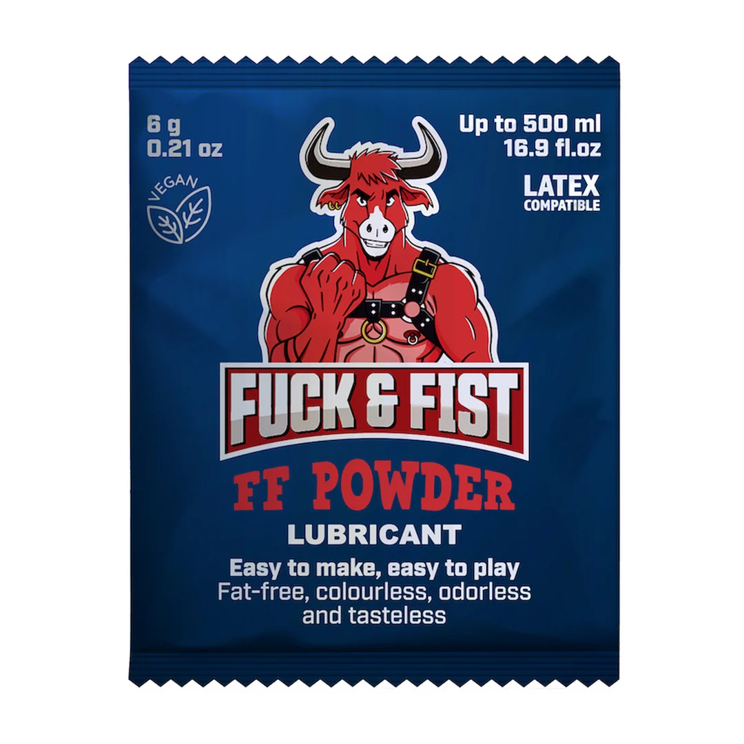 Fisting Gleitmittel – Pulversachet für 500 ml Gleitmittel – unparfümiert, geschmacksneutral – 6 g – Fuck Fist – Bild 2