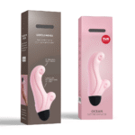 Mini Vibrator mit gebogener Spitze für G Punkt und Klitoris – Ocean Baby Rosa Fun Factory