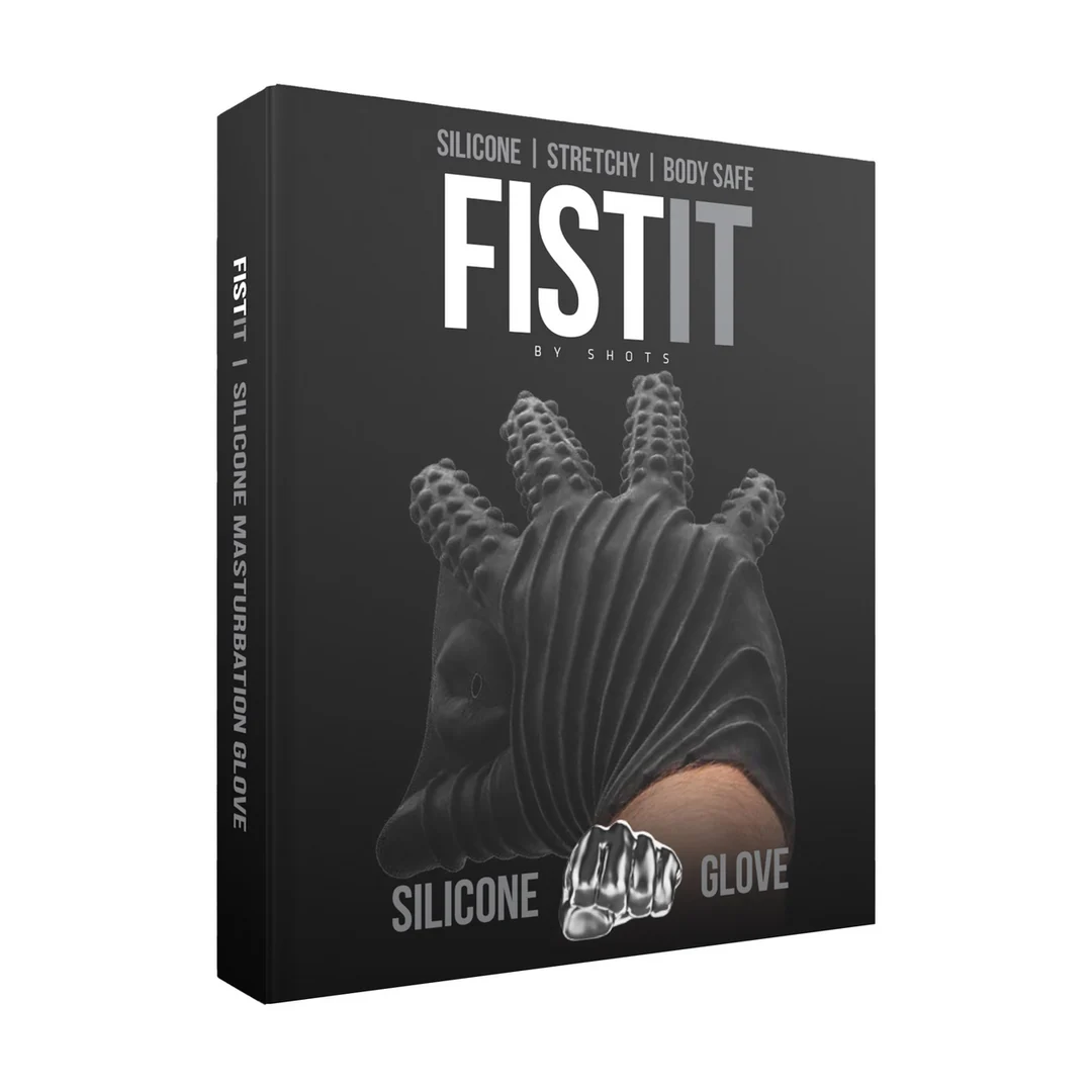 Fist It Silikon Masturbationshandschuh schwarz – Bild 1