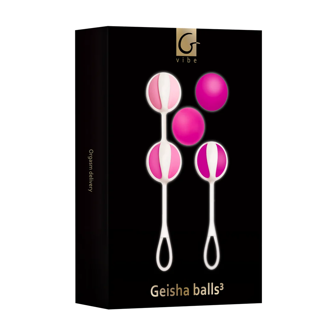 Beckenbodenkugeln – Geisha Balls 3 – Zuckerrosa – Bild 1