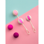 Beckenbodenkugeln – Geisha Balls 3 – Zuckerrosa – Bild 2