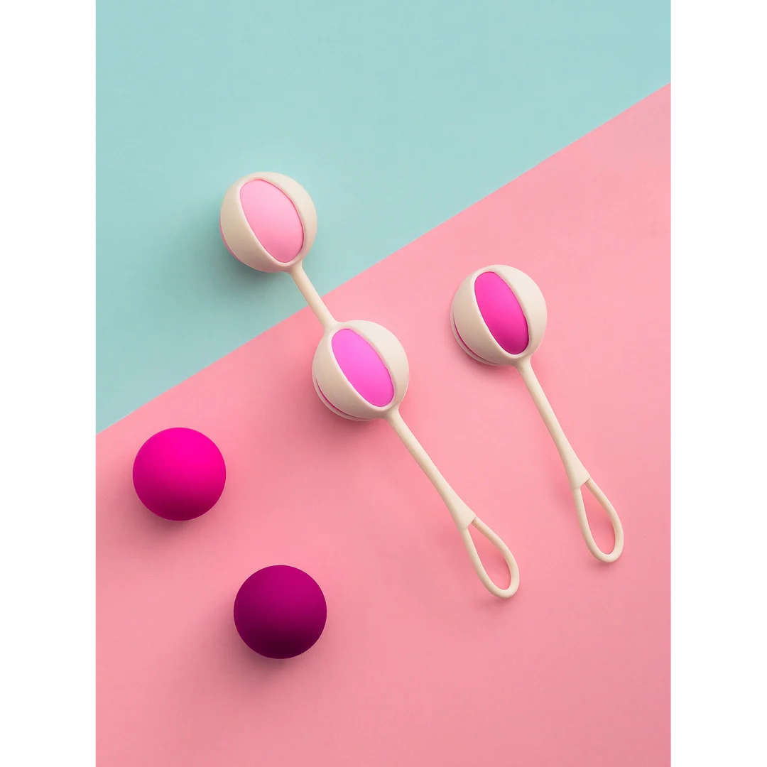Beckenbodenkugeln – Geisha Balls 3 – Zuckerrosa – Bild 2