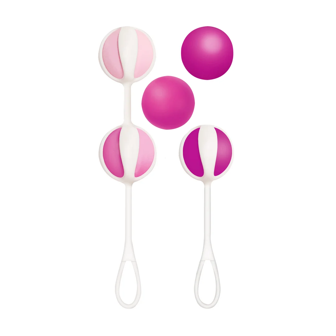 Beckenbodenkugeln – Geisha Balls 3 – Zuckerrosa – Bild 5