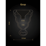 G Vibe G Cup Menstruationstasse schwarz – Bild 5