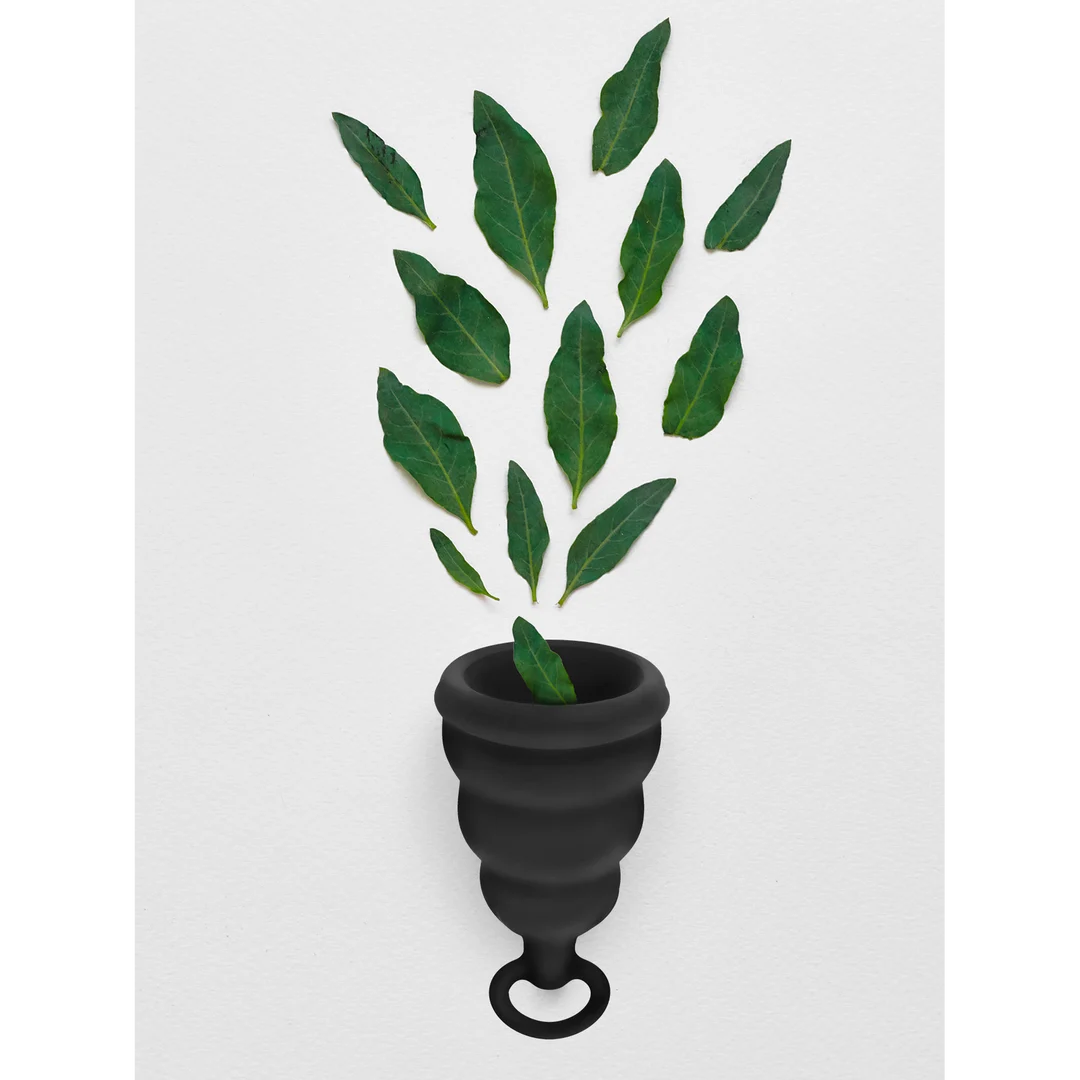 G Vibe G Cup Menstruationstasse schwarz – Bild 2