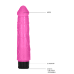 Realistischer Vibrator mit mehreren Geschwindigkeitsstufen – 8 / 20 cm GC by Shots – Bild 3