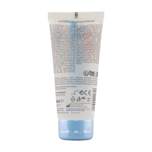HOT Anal Superglide wärmendes Gleitgel auf Wasserbasis 100 ml