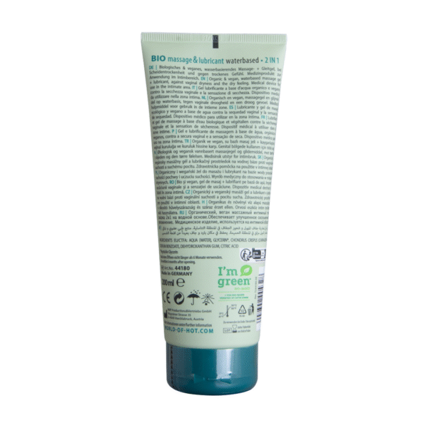 HOT 2 in 1 Massagegel und Gleitgel
