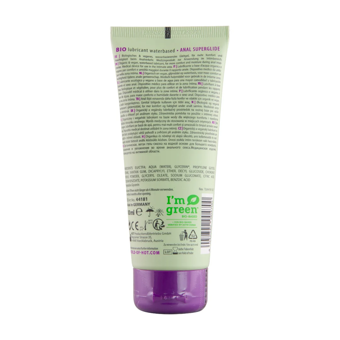 HOT Superglide Anal Gleitgel auf Wasserbasis – Bild 1