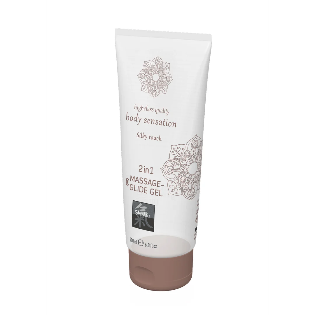 H-67070-5 Massageöl und Gleitgel in einem – Silky Touch 2 in 1 Massage und Gleitgel, samtweich und nicht klebrig – 7 fl oz / 200 ml – Bild 1