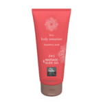 HOT 2 in 1 Massage und Gleitgel Erdbeere – Bild 2