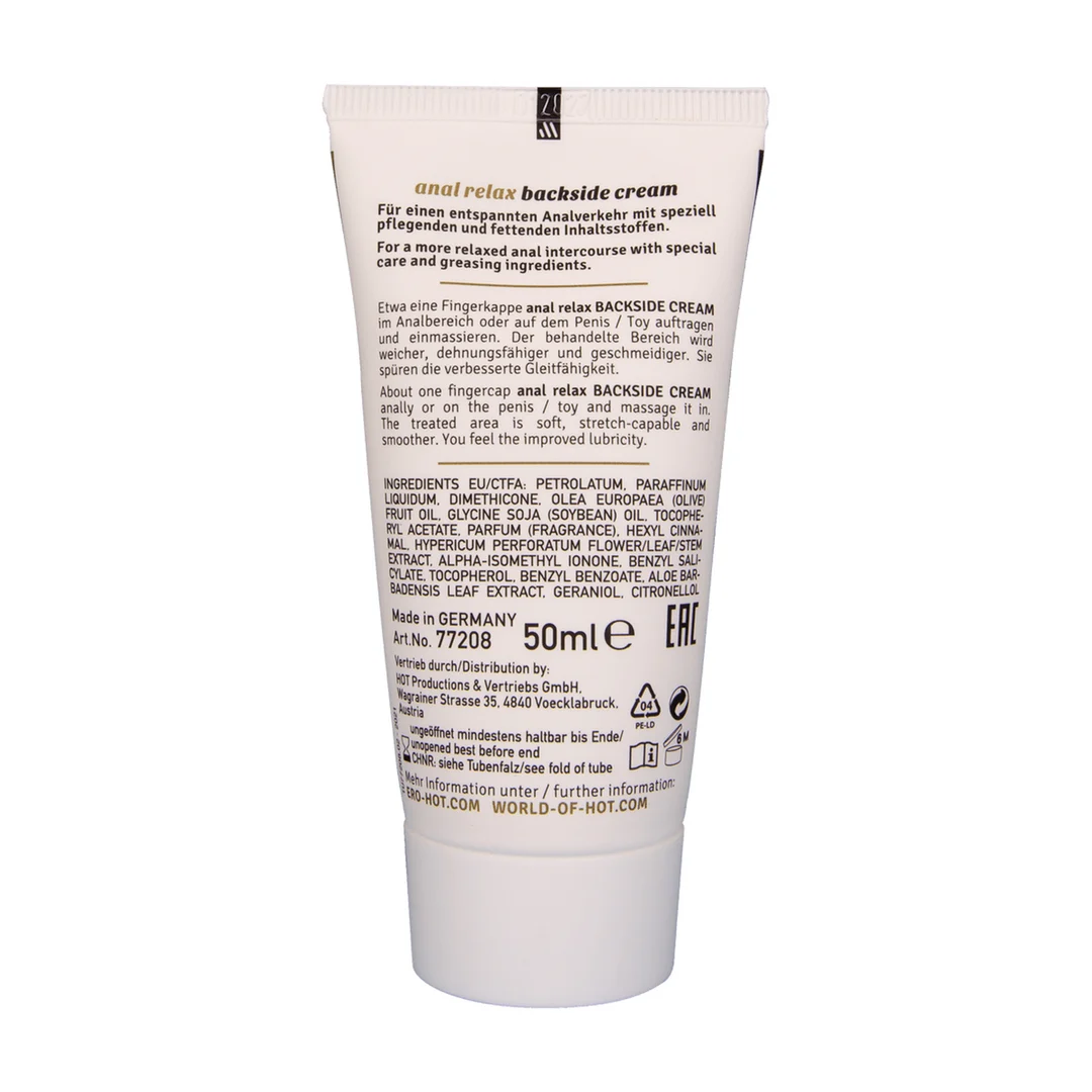HOT Backside Anal Relax Cream 50 ml – Bild 2