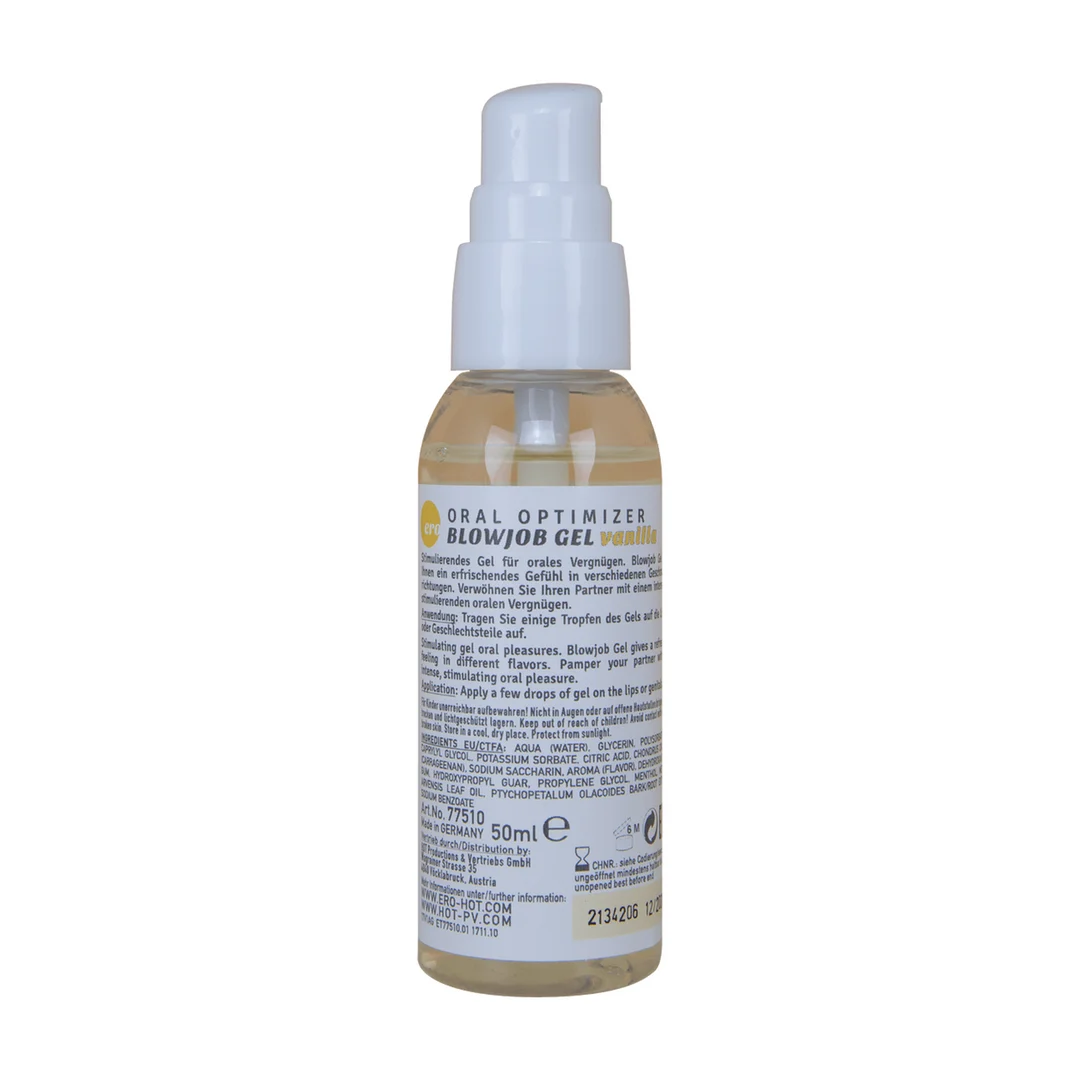 Stimulierendes Gel Vanille – Oral Optimizer Deepthroat Gel 2 fl oz / 50 ml – ero by HOT – Bild 2