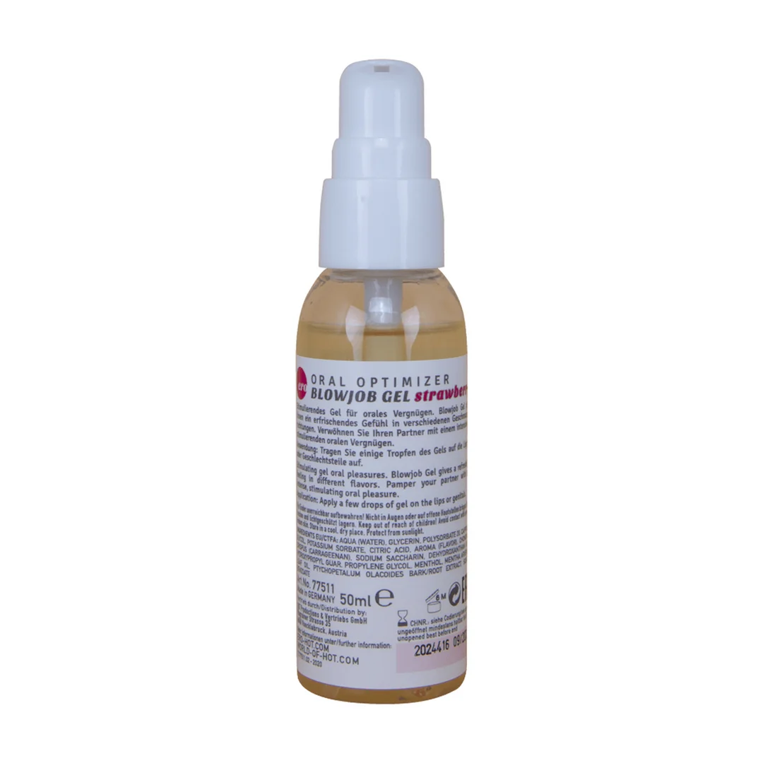 HOT Oral Optimizer Deepthroat Gel Erdbeere 50 ml – Bild 2