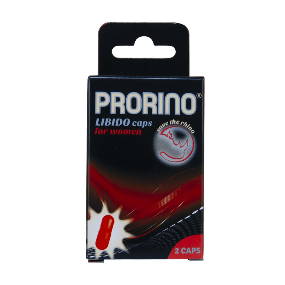 H-78400-2 Libido Kapseln für Frauen – Libido Caps 2 Stück | PRORINO, ero by HOT - black line – Bild 1