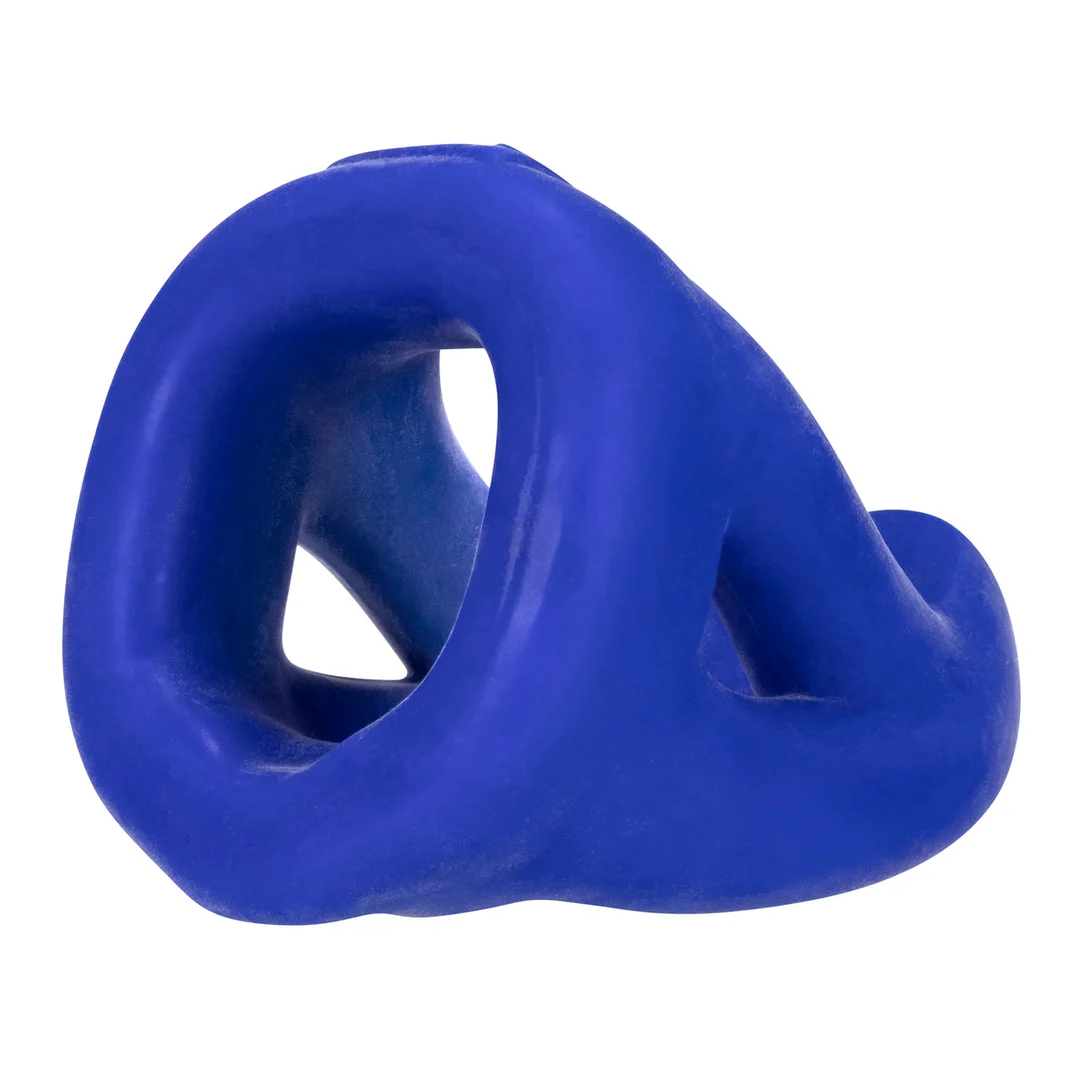Nicht vibrierender Cockring mit ergonomischer Passform, Kobalt – Bild 2