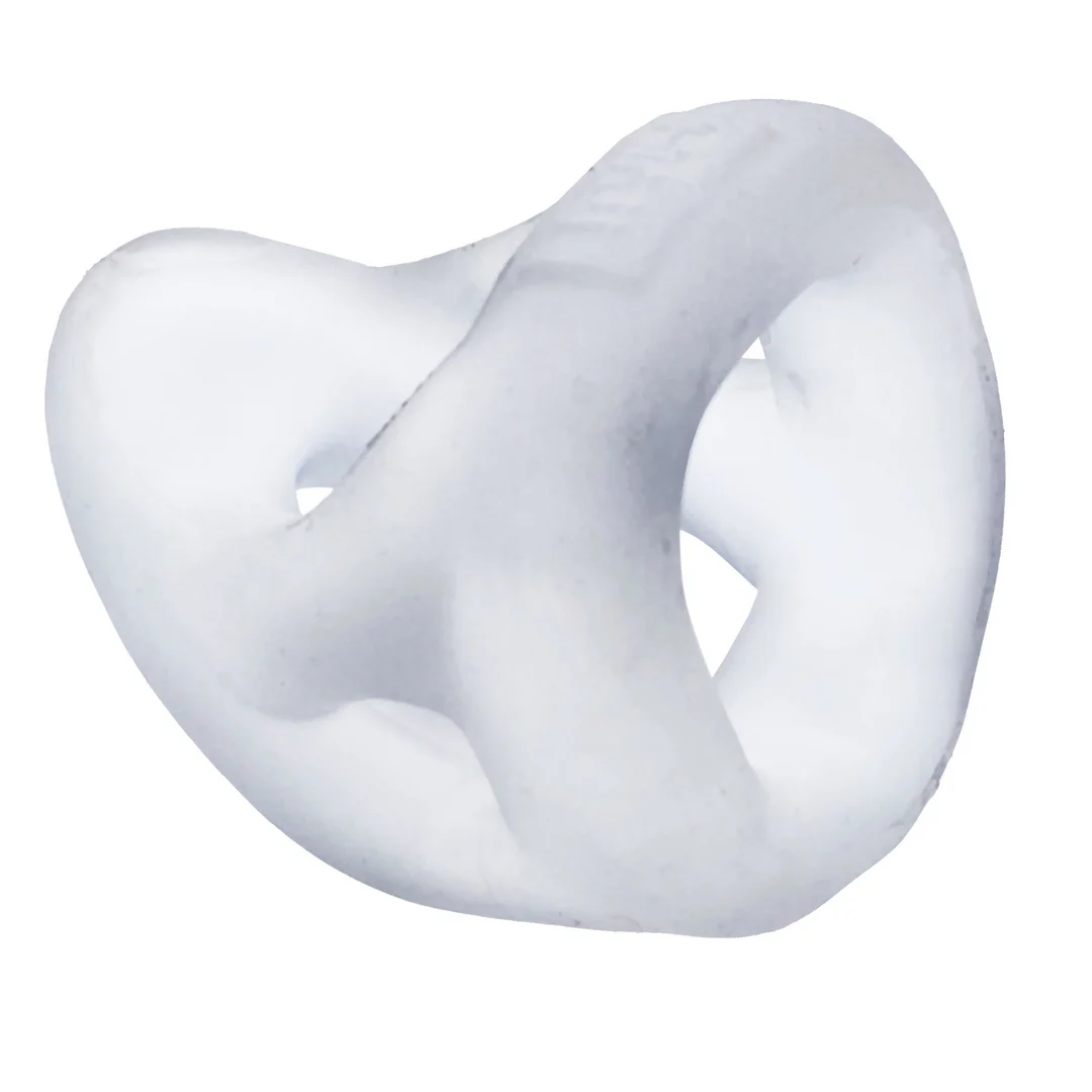 Nicht vibrierender Cockring mit ergonomischer Passform, Kobalt – Bild 5