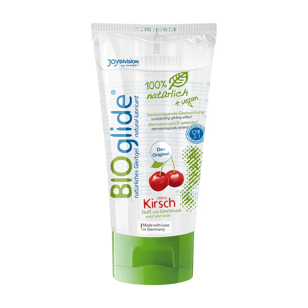 Gleitgel mit Geschmack – 100 % natürlich und vegan – Kirsche – 80 ml – BIOglide – Bild 2