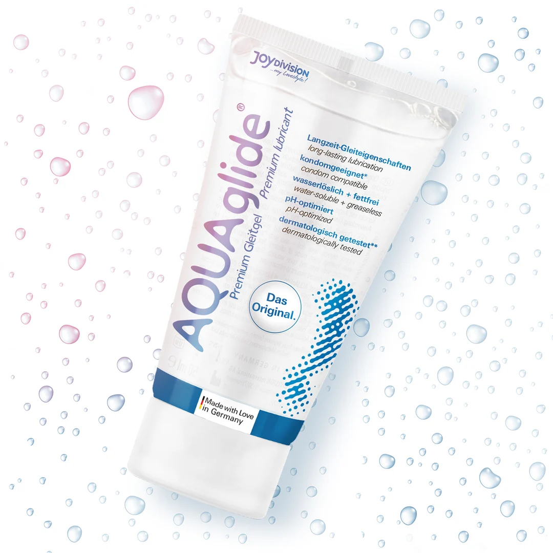 Gleitgel auf Wasserbasis – AQUAglide Neutral, medizinisches Gleitgel – unparfümiert, ohne Geschmack – 50 ml – Joydivision – Bild 1