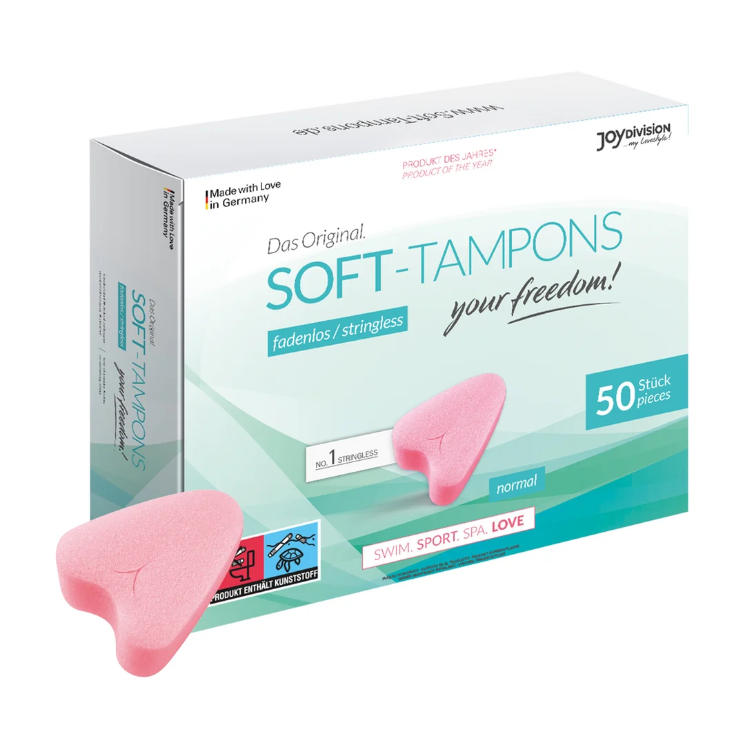 Weiche Tampons – ohne Rückholfaden und ultrazart (normal) – 50 Stück – Bild 2