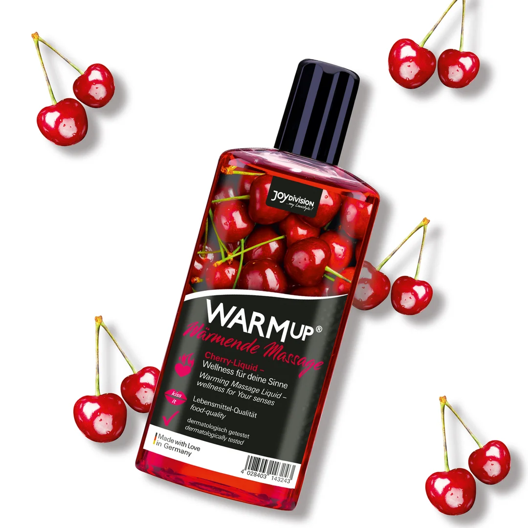 J-14324-8 Massageöl – Aromatisiertes wärmendes Gleitgel – Kirsche – 5 fl oz / 150 ml – Bild 1