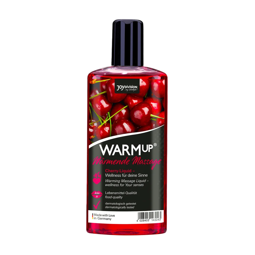 Massageöl – Aromatisiertes wärmendes Gleitgel – Kirsche – 5 fl oz / 150 ml – Bild 2