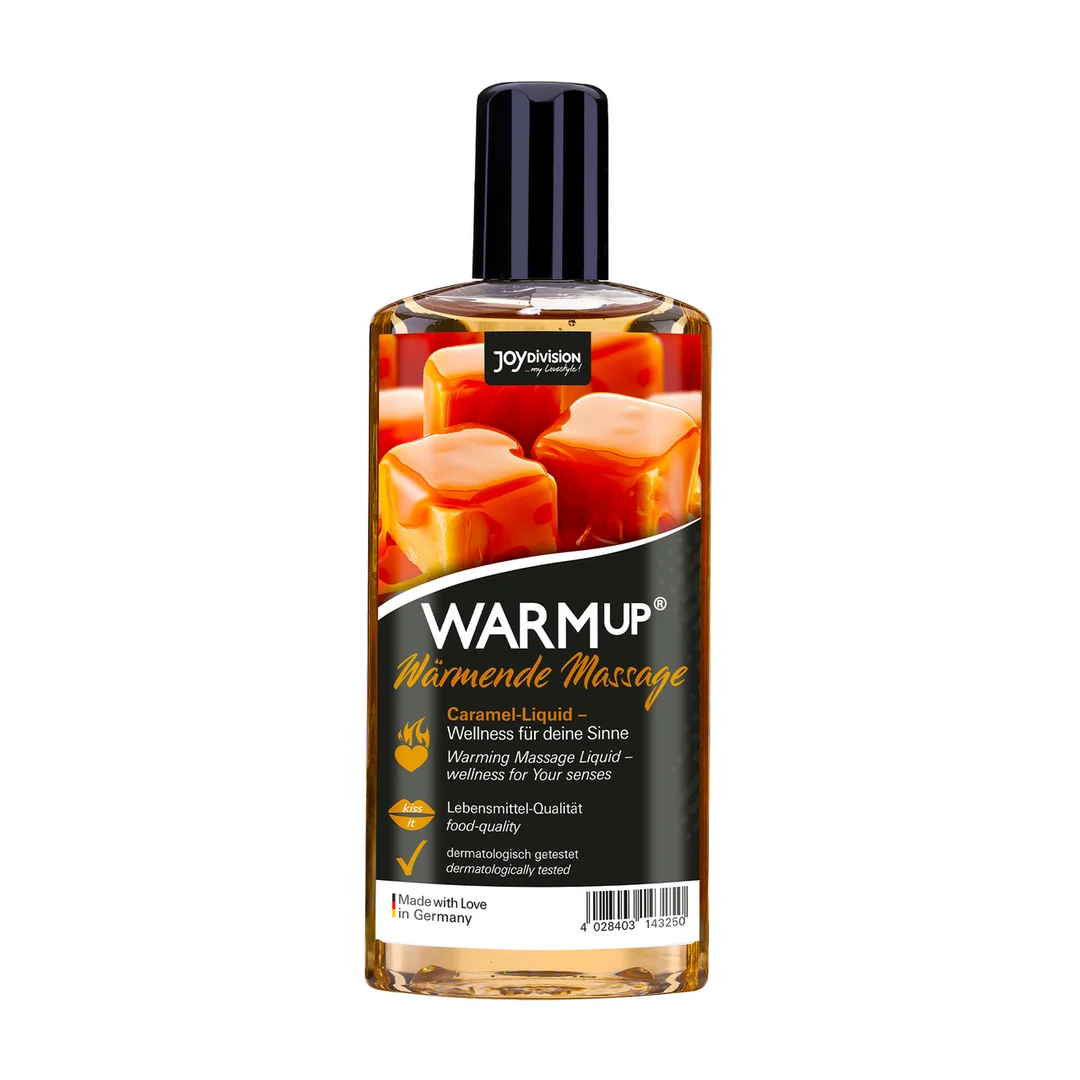 Erotisches Massageöl, WARMup Massageflüssigkeit mit wärmendem Effekt, Karamell, Joydivision, 150 ml – Bild 2
