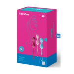 Beckenbodentrainer mit variablen Gewichten, Power Balls, Kegel Balls, 3 Stück, türkis, rot und pink