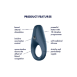 Vibrierender Cockring mit 10 Stufen – Rocket Ring – Bild 5