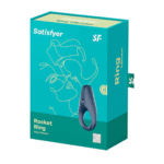 Vibrierender Cockring mit 10 Stufen – Rocket Ring