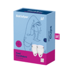 Menstruationstassen – Zweierset (15 ml und 20 ml), transparent – Tester – Bild 2