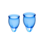 Menstruationstassen – Zweierset (15 ml und 20 ml), transparent – Tester – Bild 5