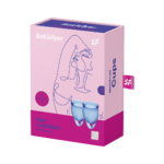 Menstruationstassen – Zweierset (15 ml und 20 ml), transparent – Tester – Bild 4