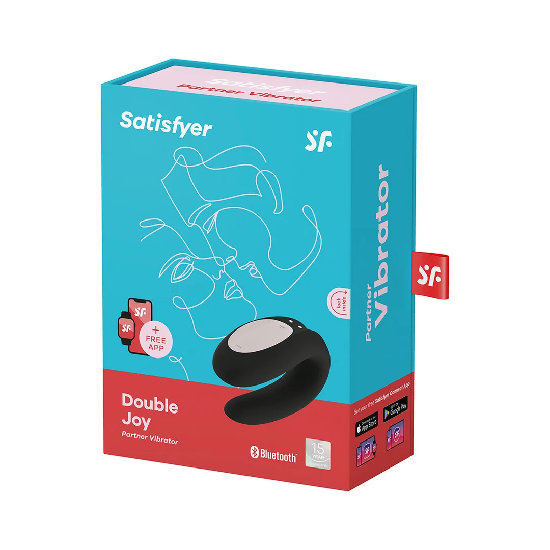 Duo Vibrator mit bequemer Passform – Double Joy – Partnervibrator – Violett – Bild 7