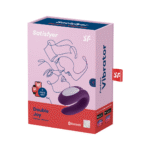 Duo Vibrator mit bequemer Passform – Double Joy – Partnervibrator – Violett