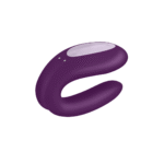 Duo Vibrator mit bequemer Passform – Double Joy – Partnervibrator – Violett – Bild 2