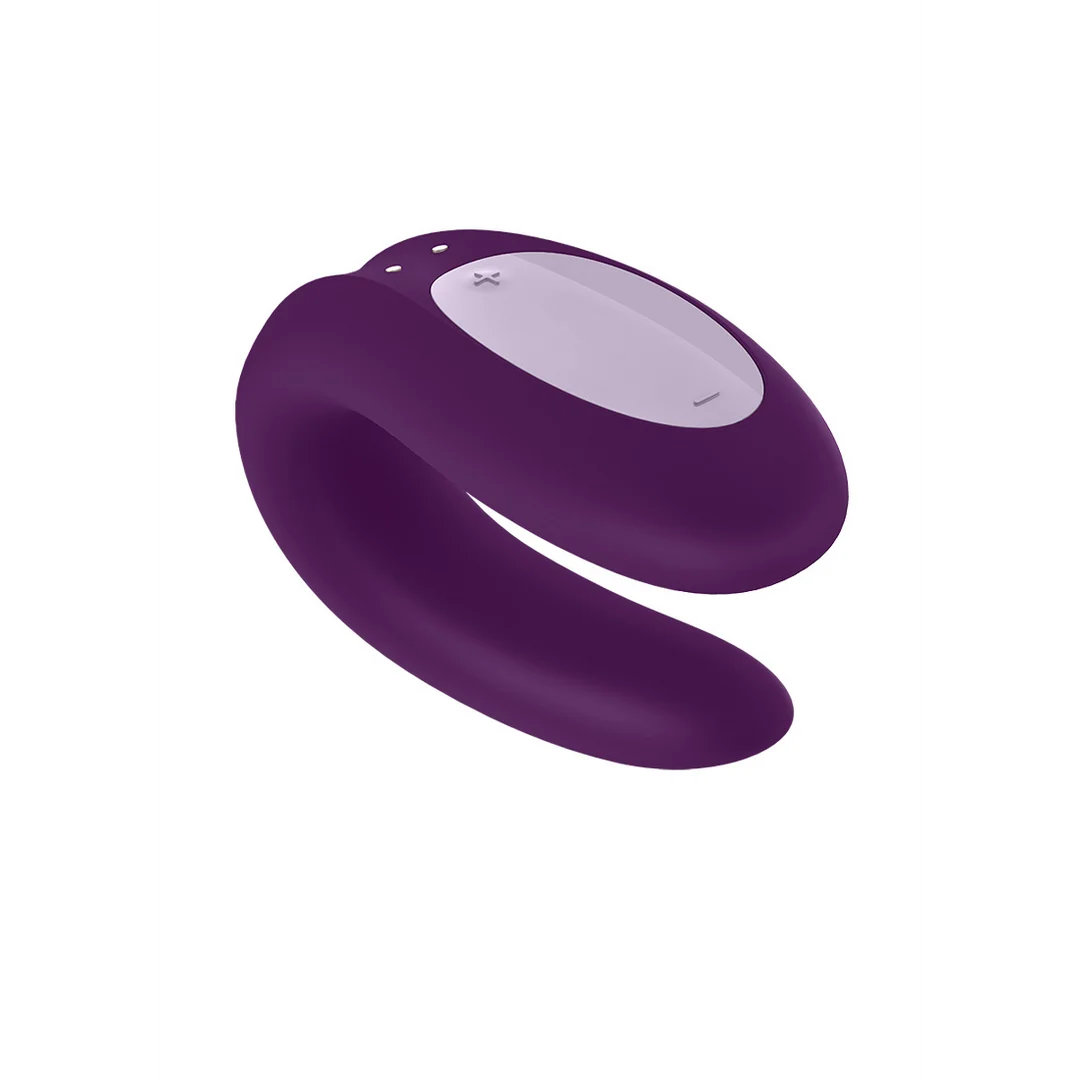 Duo Vibrator mit bequemer Passform – Double Joy – Partnervibrator – Violett – Bild 6